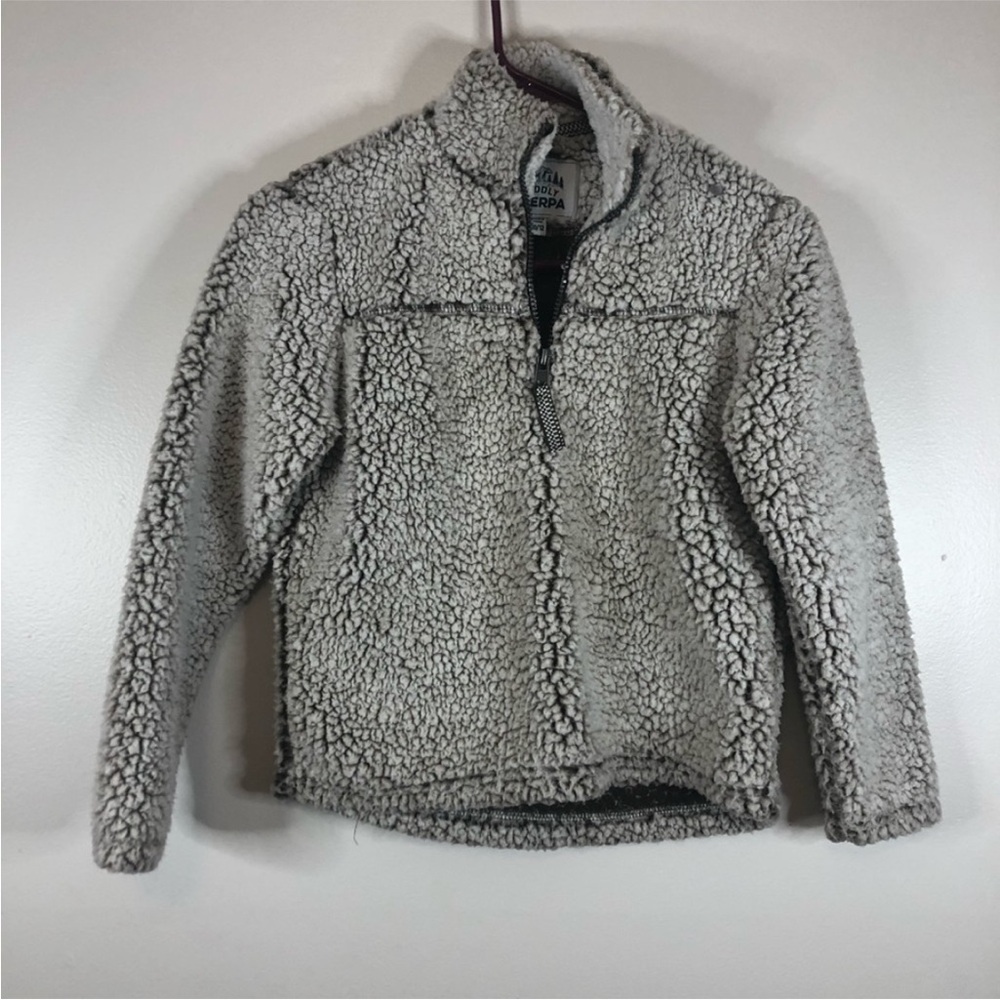 Cuddly Sherpa pullover kids top size 10/12